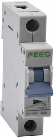 Isolator Switch, DC, 1P 16A, 250VDC, FDH-63-1P FEEO